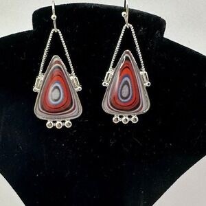 Statement‎ Dangle Earrings Colorful Triangle Design Fashion Jewelry New